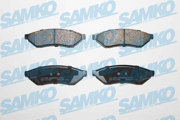 Samko 5SP1198 Гальмівні колодки, комплект 5SP1198: Купити в Україні - Добра ціна на EXIST.UA!