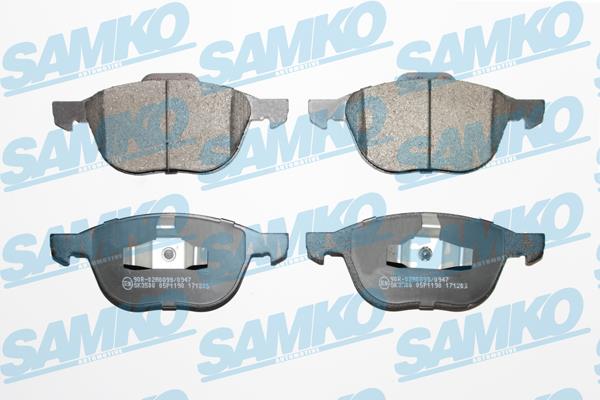 Samko 5SP1190 Гальмівні колодки, комплект 5SP1190: Купити в Україні - Добра ціна на EXIST.UA!