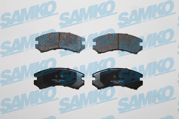 Samko 5SP087 Гальмівні колодки, комплект 5SP087: Купити в Україні - Добра ціна на EXIST.UA!