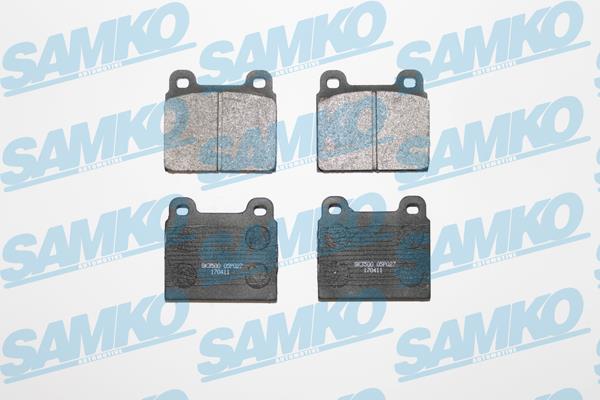 Samko 5SP027 Гальмівні колодки, комплект 5SP027: Купити в Україні - Добра ціна на EXIST.UA!