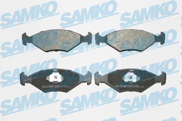 Samko 5SP016 Гальмівні колодки, комплект 5SP016: Купити в Україні - Добра ціна на EXIST.UA!