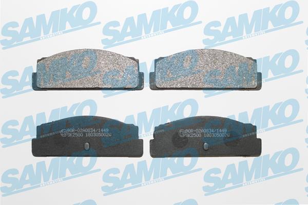 Samko 5SP002 Гальмівні колодки, комплект 5SP002: Купити в Україні - Добра ціна на EXIST.UA!