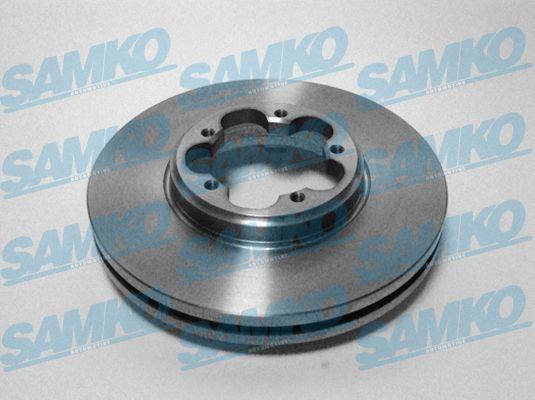 Samko F1037V Диск гальмівний вентильований, 1 шт. F1037V: Купити в Україні - Добра ціна на EXIST.UA!