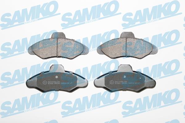 Samko 5SP383 Гальмівні колодки, комплект 5SP383: Купити в Україні - Добра ціна на EXIST.UA!