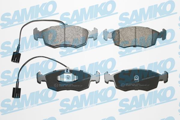 Samko 5SP1653 Гальмівні колодки, комплект 5SP1653: Купити в Україні - Добра ціна на EXIST.UA!