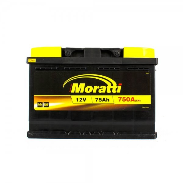 Moratti 575013070 Акумулятор Moratti 12В 75Ач 750А(EN) R+ 575013070: Приваблива ціна - Купити в Україні на EXIST.UA!