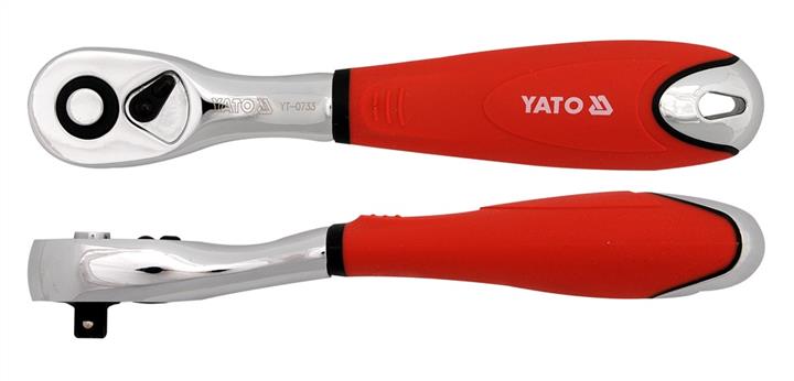 Yato YT-0733 Тріскачка з вигнутою ручкою 1/4" YT0733: Купити в Україні - Добра ціна на EXIST.UA!