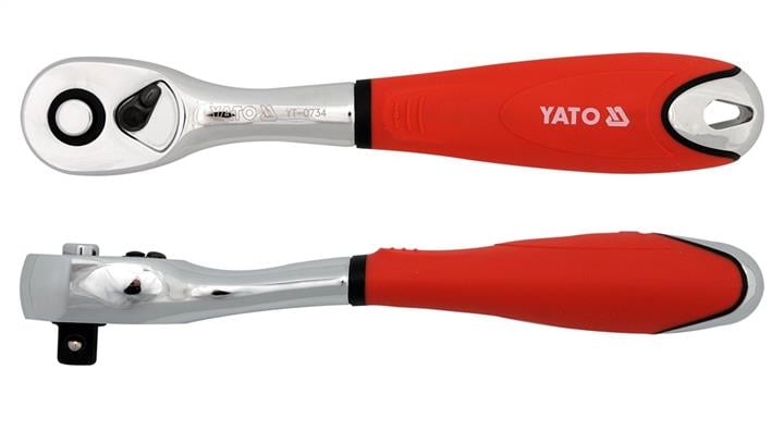 Yato YT-0734 Тріскачка з вигнутою ручкою 3/8'' YT0734: Купити в Україні - Добра ціна на EXIST.UA!