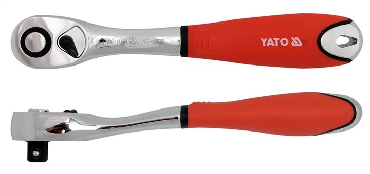 Yato YT-0735 Тріскачка з вигнутою ручкою 1/2" YT0735: Приваблива ціна - Купити в Україні на EXIST.UA!