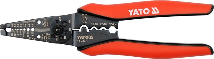 Yato YT-2277 Знімач ізоляції 0,5-6 мм, 210 мм YT2277: Приваблива ціна - Купити в Україні на EXIST.UA!