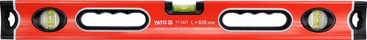Yato YT-3027 Алюмінієвий рівень: 3 капсули, 600 мм YT3027: Купити в Україні - Добра ціна на EXIST.UA!