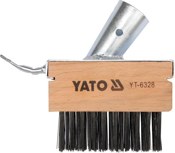 Yato YT-6328 Щітка сталева для очищення брущатки, 35х100мм YT6328: Приваблива ціна - Купити в Україні на EXIST.UA!