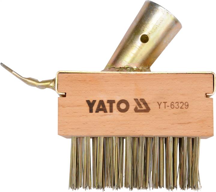 Yato YT-6329 Щітка сталева для очищення брущатки, 35х100мм YT6329: Приваблива ціна - Купити в Україні на EXIST.UA!