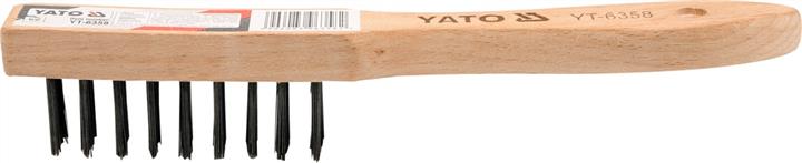 Yato YT-6357 Щітка по металу c деревяной ручкою YT6357: Приваблива ціна - Купити в Україні на EXIST.UA!