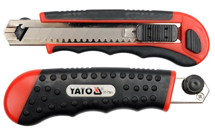 Yato YT-7501 Ніж з висувним лезом 18мм YT7501: Купити в Україні - Добра ціна на EXIST.UA!