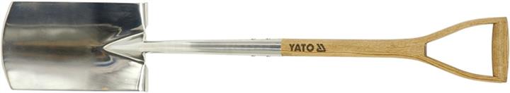 Yato YT-8600 Лопата штикова, нержавіюча з дерев'яним черенком 105см YT8600: Купити в Україні - Добра ціна на EXIST.UA!