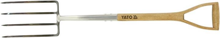 Yato YT-8601 Вила копальні з дерев'яним черенком, 117 см YT8601: Купити в Україні - Добра ціна на EXIST.UA!