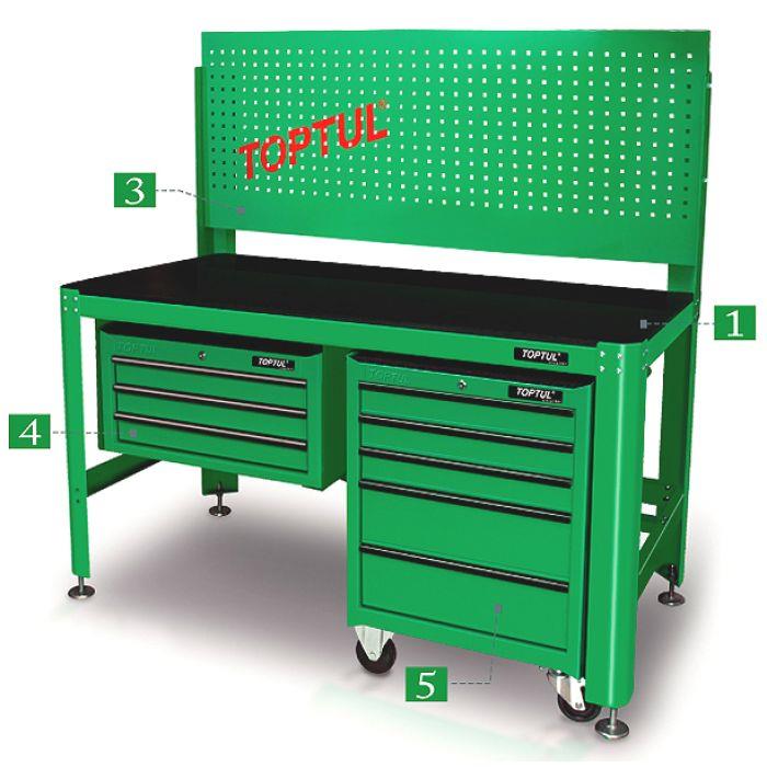 TAAH1606 Toptul Панель до верстата (20 гачків)