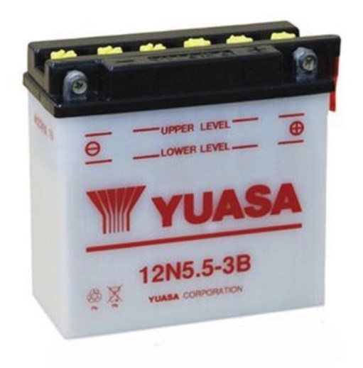 Yuasa 12N553B Акумулятор Yuasa 12В 5,5Ач 45А(EN) R+ 12N553B: Приваблива ціна - Купити в Україні на EXIST.UA!