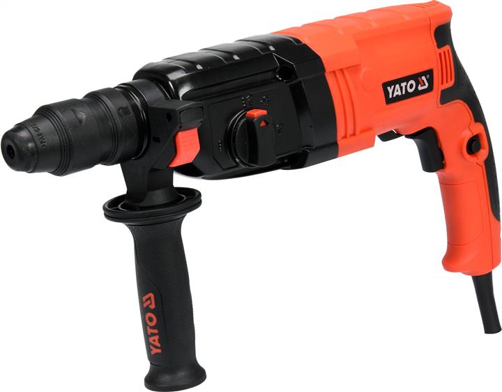 YT82122 Yato Перфоратор сетевой SDS+ со сменной цангой: 850 Вт, 3,3 Дж, патрон до диаметр 30 мм