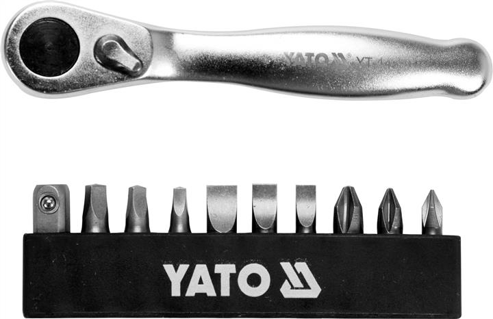 Yato YT-14390 Набір викруткових насадок з тріскачкою 1/4" 25 мм YT14390: Купити в Україні - Добра ціна на EXIST.UA!