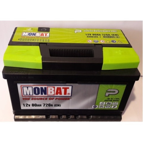 Monbat 580043072SMF Акумулятор Monbat Premium 12В 80Ач 720А(EN) R+ 580043072SMF: Купити в Україні - Добра ціна на EXIST.UA!
