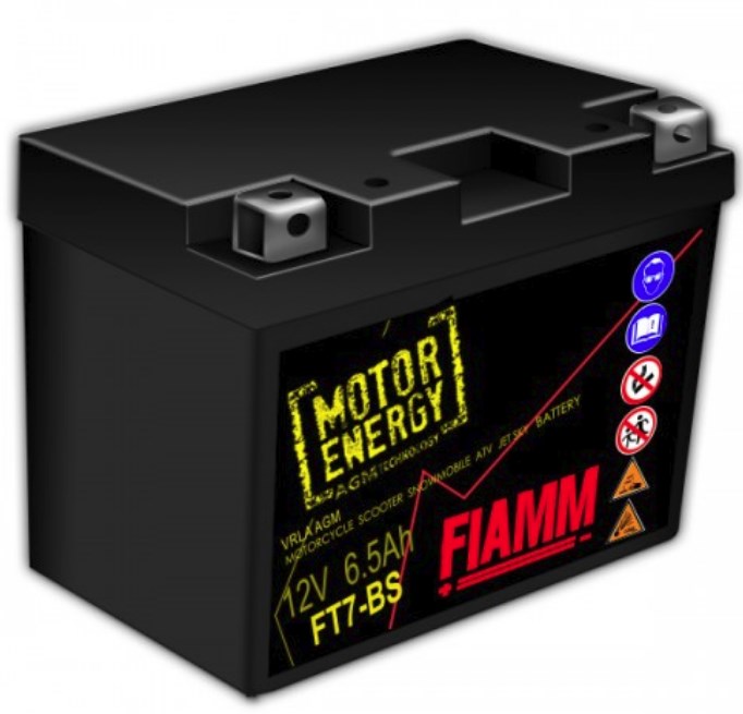 Fiamm FT7-BS Акумулятор Fiamm 12В 6,5Ач 75А(EN) L+ FT7BS: Приваблива ціна - Купити в Україні на EXIST.UA!