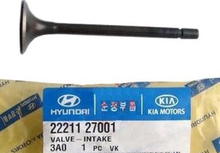 Hyundai/Kia 22211-27001 Клапан впускний 2221127001: Приваблива ціна - Купити в Україні на EXIST.UA!