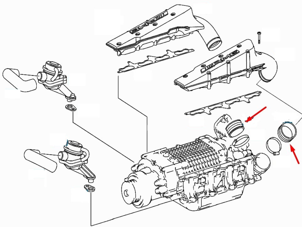 A1130942082 Mercedes Трубка гибкая