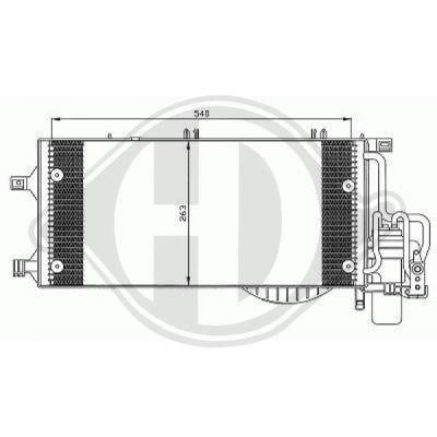 Diederichs DCC1722 Радіатор кондиціонера (Конденсатор) DCC1722: Купити в Україні - Добра ціна на EXIST.UA!