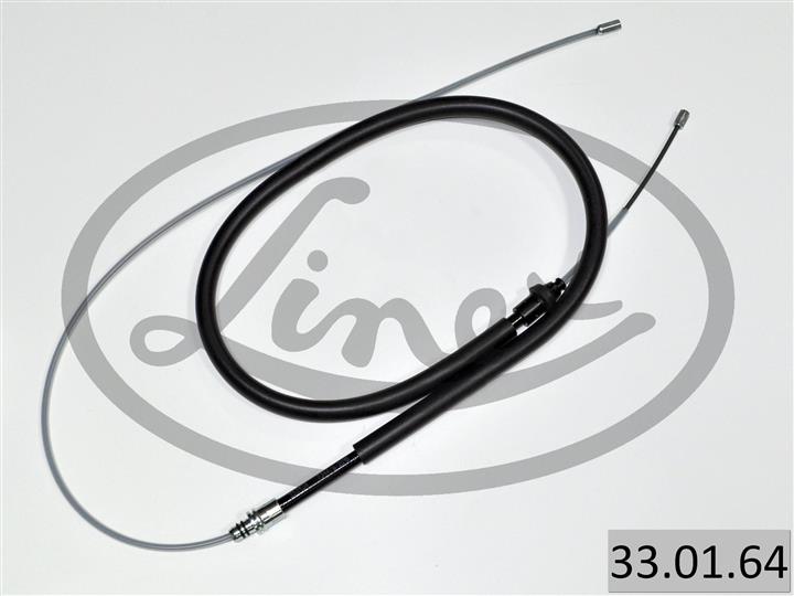 Linex 33.01.64 Трос ручного гальма 330164: Приваблива ціна - Купити в Україні на EXIST.UA! 330164 Linex Трос ручного гальма