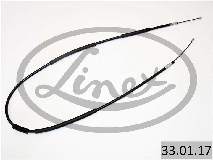 Linex 33.01.17 Трос ручного гальма 330117: Приваблива ціна - Купити в Україні на EXIST.UA! 330117 Linex Трос ручного гальма