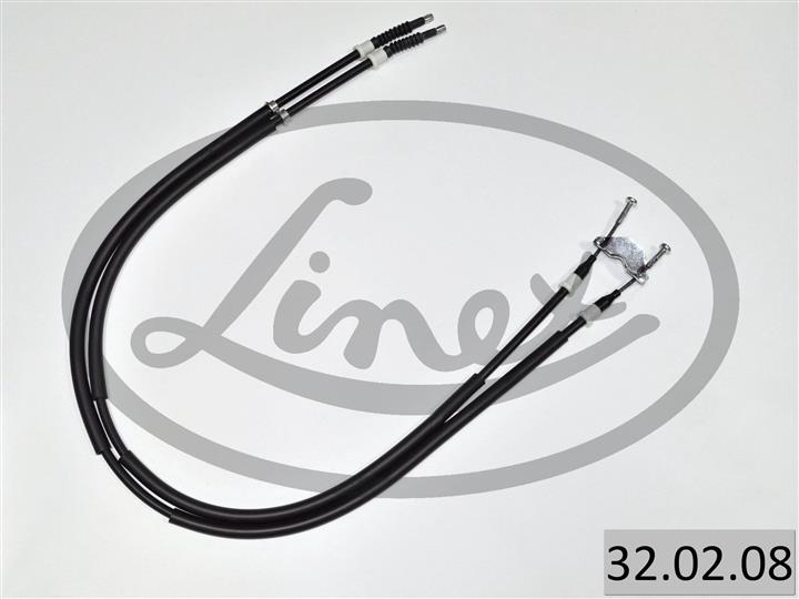 Linex 32.02.08 Трос ручного гальма 320208: Приваблива ціна - Купити в Україні на EXIST.UA! 320208 Linex Трос ручного гальма