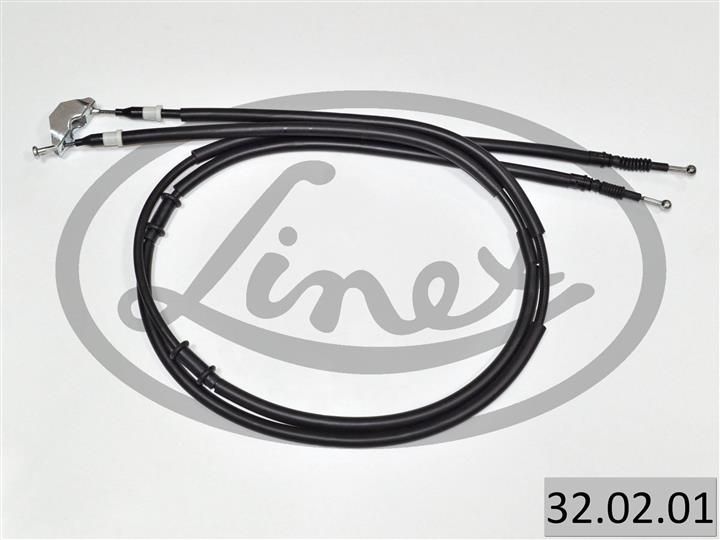 Linex 32.02.01 Трос ручного гальма 320201: Приваблива ціна - Купити в Україні на EXIST.UA! 320201 Linex Трос ручного гальма