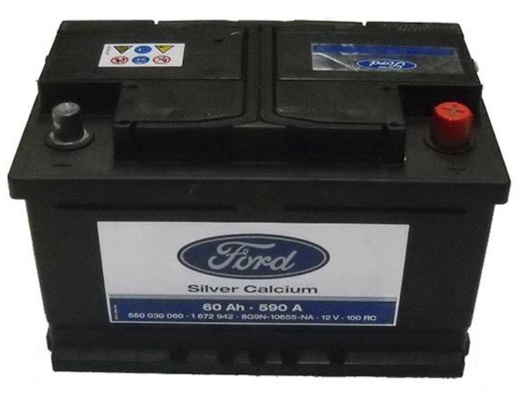 Батарея аккумуляторная Ford 12В 72Ач 720А(EN) R+ Ford 1672942