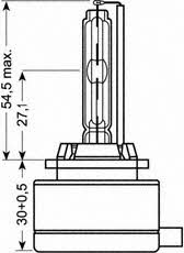 Лампа ксенонова D1S 85V 35W Osram 66140CLC