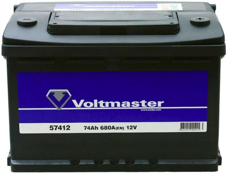 Voltmaster 57412 Акумулятор Voltmaster 12В 74Ач 680А(EN) R+ 57412: Приваблива ціна - Купити в Україні на EXIST.UA!