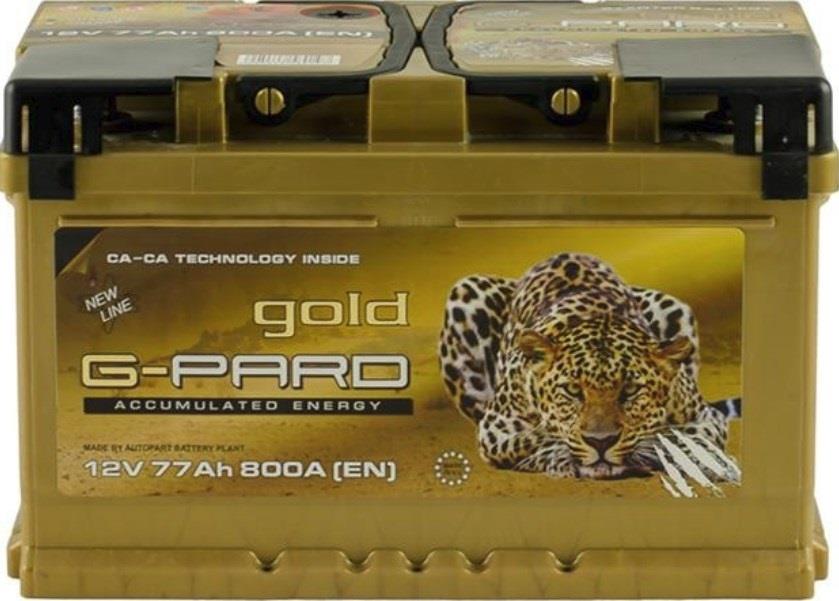 G-Pard TRC077-G00 Акумулятор G-Pard Gold 12В 77Ач 800А(EN) R+ TRC077G00: Купити в Україні - Добра ціна на EXIST.UA!