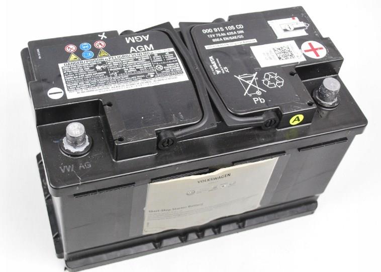 Батарея аккумуляторная VAG 12В 80Ач 800А(EN) R+ VAG 000915105CD