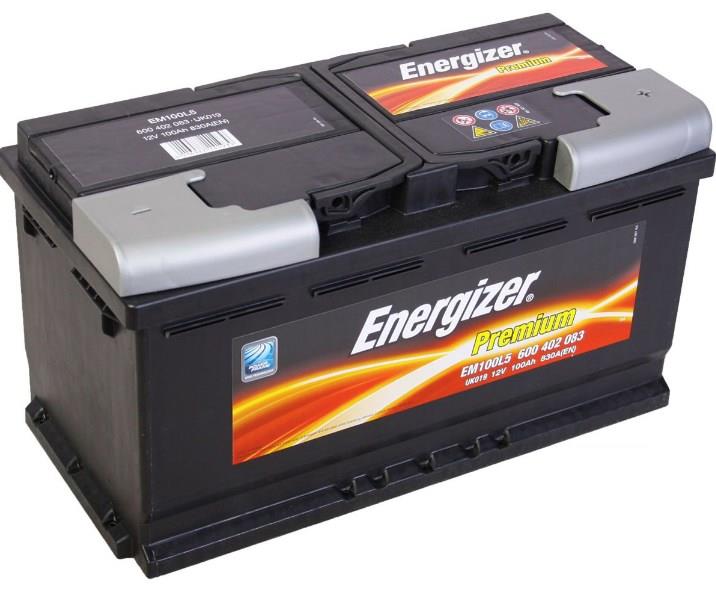 Energizer EM100-L5 Акумулятор Energizer Premium 12В 100Ач 830А(EN) R+ EM100L5: Приваблива ціна - Купити в Україні на EXIST.UA!