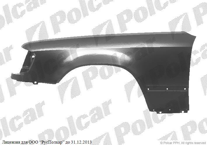 Polcar 501401-Q Крило переднє ліве 501401Q: Приваблива ціна - Купити в Україні на EXIST.UA!