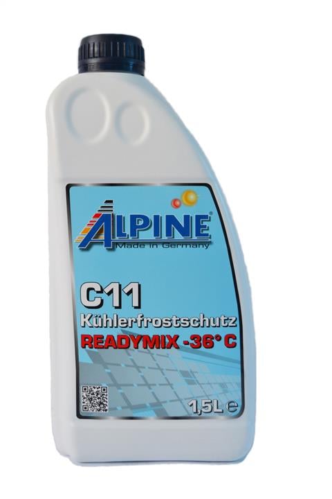 AlpineOil RM0101141-B Антифриз C11 Kühlerfrostschutz ready-mix -36°C синій, 1,5 л RM0101141B: Приваблива ціна - Купити в Україні на EXIST.UA!