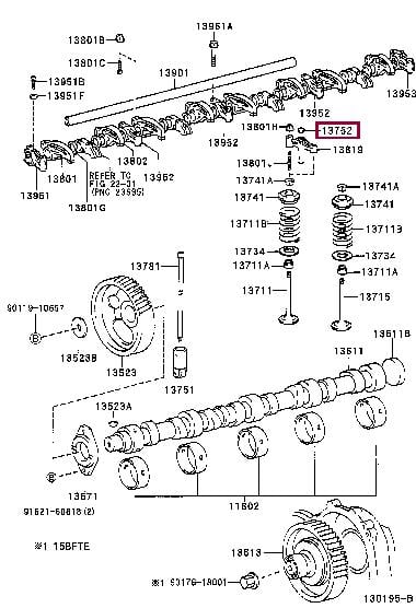 1375258010 Toyota Прокладка