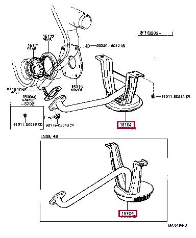 1510454041 Toyota Маслоприемник