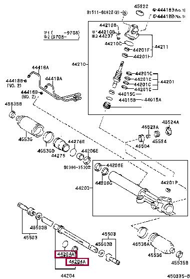 9030143006 Toyota Сальник рулевой рейки