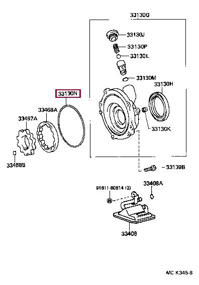 9030191001 Toyota Кольцо уплотнительное