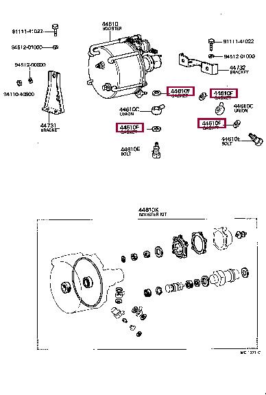 9043012110 Toyota Прокладка профільована