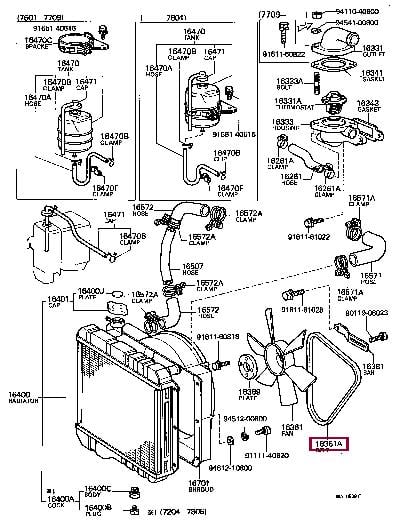 Toyota 90916-02065 Клиновий ремінь 9091602065: Приваблива ціна - Купити в Україні на EXIST.UA! 9091602065 Toyota Клиновий ремінь