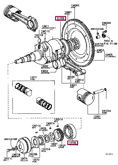 9754000210 Toyota Вкладыши шатунные