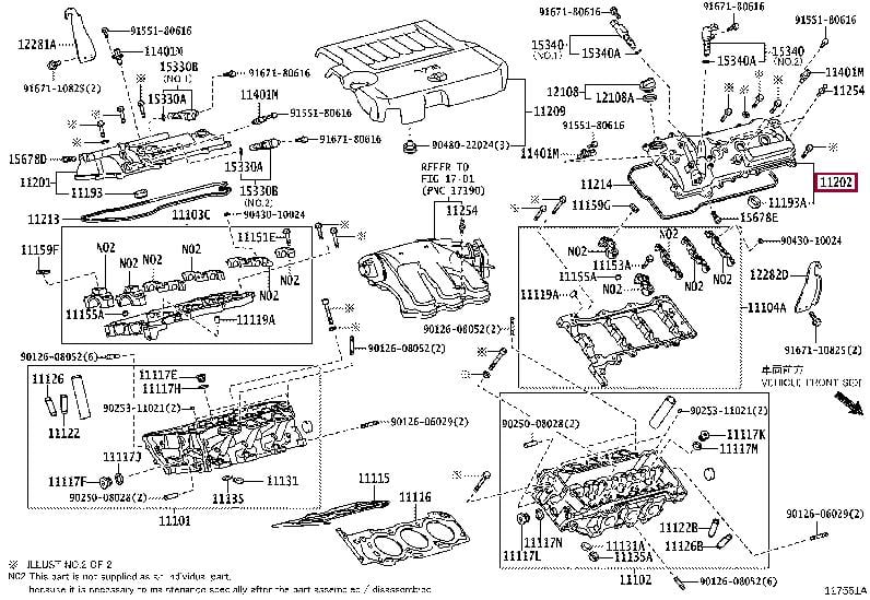 1120231030 Toyota Cover sub-assy, cylinder head, lh
